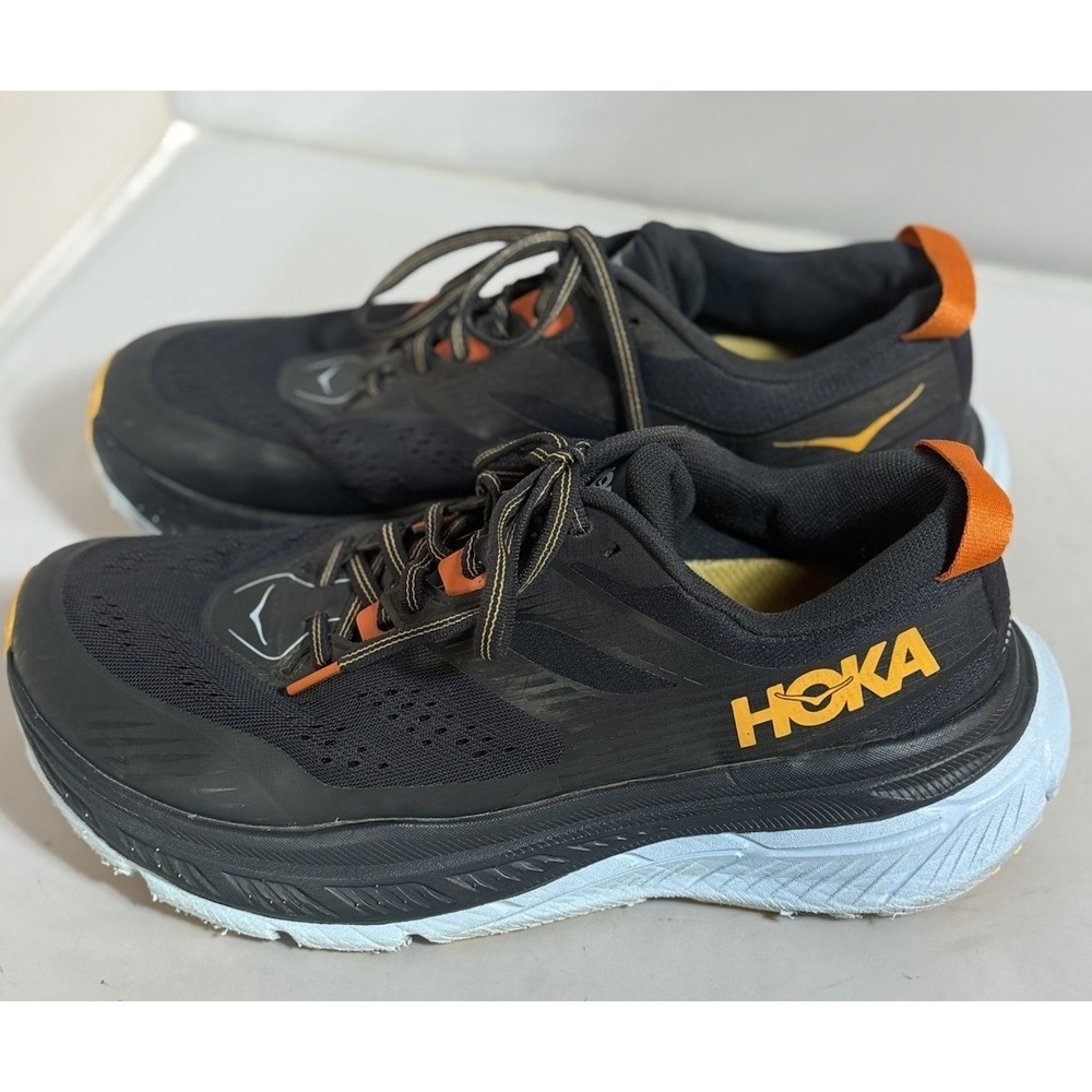 HOKA ONE ONE Stinson ATR 6 Trail Running Shoes Men's 9.5 Outdoors Walking Sports